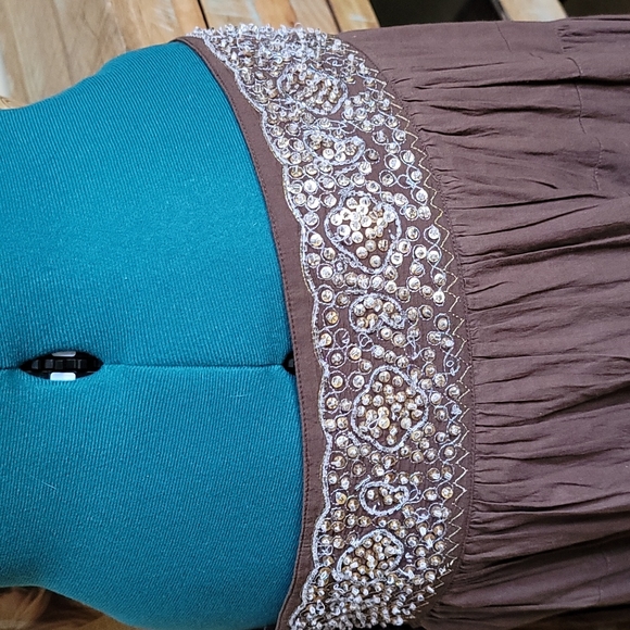 Vintage BCBGMaxazria Boho Skirt - SZ M - Picture 8 of 10